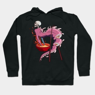 The Great Sushi Skeleton Bowl - Japanese Vector art Illustration Hoodie